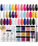 Dip Powder Nail Kit, AZUREBEAUTY All Season 20 Color Nail Dip Powder Kit Classic Color Spring Summer Dip Starter Kit With 4 Pcs Liquid Set for French Art Manicure DIY Salon Gift Set for Women A1-Gift Set - Buy Online on GoSupps.com