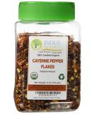 Indus Organics Cayenne Pepper Flakes (40,000 SHU) - 4 Oz Jar | Premium Grade, High Purity, Freshly Packed - Buy Online on GoSupps.com