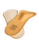Orthotic 3/4 Leather Shoe Insoles Inserts for Women with Metatarsal Arch Support - Size Women/US 8 - Buy Online on GoSupps.com