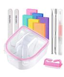 IKOCO Nail Soaking Bowl Kit - Ultimate Nail Soak Off Dip Powder Gel Remover with Manicure Tools & Accessories for Perfect Nails - Buy Online on GoSupps.com