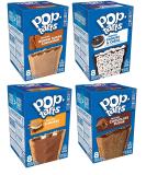Pop Tarts Variety Pack - Brown Sugar Cinnamon, Cookies & Creme, Smores, Chocolate Fudge - 13.5oz (4 Pack) with Bonus MYD Lollipops - Buy Online on GoSupps.com