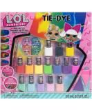 L.O.L Surprise! Tie-Dye Nail Art Set - 19-Piece Non-Toxic Nail Polish & Accessories for Kids (Ages 5+) - Perfect for Slumber Parties & Mani/Pedi Days - International Shipping Available - Buy Online on GoSupps.com