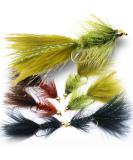 The Fly Crate Woolly Bugger Flies for Trout Fly Fishing Assortment - Streamer Fly Fishing Flies Classic - Buy Online on GoSupps.com
