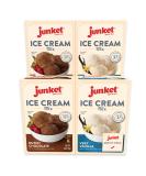 Junket Ice Cream Mix Bundle - 2 Vanilla & 2 Chocolate Flavors (4 Total) - Buy Online on GoSupps.com