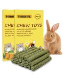 Tokayife 400g Timothy Hay Sticks for Rabbits Guinea Pigs Hamsters & Chinchillas - 40 Treats for Healthy Pets - Buy Online on GoSupps.com