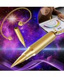 Radiesthesia Pendulum with WITNESS - Esoteric Brass Oracle Pendulum (19g) - Gold - International Shipping Available - Buy Online on GoSupps.com