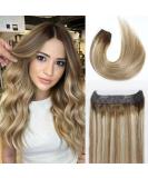 Tinashe Invisible Wire Ash Brown/Bleach Blonde Human Hair Extensions - 14 80g #T4/P10/613 - Buy Online on GoSupps.com