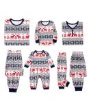 PatPat Family Christmas PJs Matching Sets - Reindeer & Snowflake Patterned Sleepwear for Couples & Kids - Men's XXL Blue/White - Buy Online on GoSupps.com