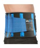 Medibrace back support belt Back bandage lumbar vortex support for the lower back with adjustable back belt and support struts for back pain Relief (72-89cm) medium of Persian blue 1 - Buy Online on GoSupps.com