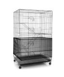 Adjustable Bird Cage Net Cover Birdcage Seed Feather Catcher Soft Skirt Guard Birdcage Nylon Mesh Netting for Parrot Parakeet Macaw Round Square Cages Black 118 x 15 Inch/ 300 x 37 cm - Buy Online on GoSupps.com