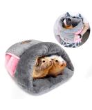 RANYPET Guinea Pig Bed - Cozy Cave House for Small Animals | Squirrel, Chinchilla, Ferret, Hedgehog Cage Accessories - Buy Online on GoSupps.com
