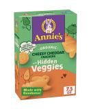 Annie's Hidden Veggie Cheddar Crackers 7.5 oz - Delicious and Nutritious Snack - Buy Online on GoSupps.com