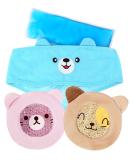 IceHOF Children's Cool Pads Set - Motif Gel Packs for Bruises & Swelling with Velcro Fastener - Bear & Cats Headband + 2 Compresses - Buy Online on GoSupps.com