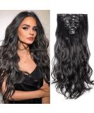 Buy Tess Clip-In Hair Extensions | Real Hair 60cm Black - 18 Clips 140g - Affordable Quality - Buy Online on GoSupps.com
