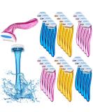 Honoson 30 pieces bikini razor razor razor bikini line trimmer t-type personal ladies bikini razor small armpit trimmer (light blue light yellow light pink rose blue deep pink) - Buy Online on GoSupps.com