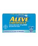 Aleve Liquid Gels 80: Fast-Acting Pain Relief Formula - Buy Online on GoSupps.com