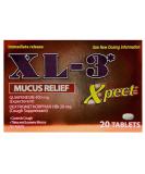 XL-3 Xpect Mucus Relief Thins and Loosens Mucus Expectorant 20 Tablets Box - Buy Online on GoSupps.com