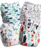 Littles and Bloomz Reusable Cloth Diapers - Standard Popper 4 Pack FLP2-0409 - Buy Online on GoSupps.com