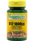 Veganicity B12 1000 g Heart Health Supplement - 90 Tablets 90 Count (Pack of 1) - Buy Online on GoSupps.com