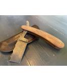 Premium Damascus Razor with Unique Walnut Handle | Atypical Shape & Superior Shaving Experience - Buy Online on GoSupps.com