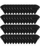 Suclain 48 Pcs Velour Triangle Powder Puff Set - Soft Makeup Puffs for Wet and Dry Application - Black - Buy Online on GoSupps.com