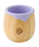 Organic Bamboo Toddler Sippy Cup - 150ml Silicone Drip Rim for Teeth Protection - Eco-Friendly Transition Cup (Lilac) - Buy Online on GoSupps.com