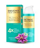 Bakuchiol Cream for Face | Natural Retinol Alternative Anti-Aging Moisturizer with Hyaluronic Acid Vitamins C F E & Bio Oil - Buy Online on GoSupps.com