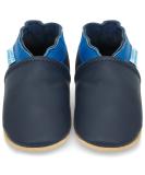Baby Shoes with Soft Sole - Baby Girl Shoes - Baby Boy Shoes - Leather Toddler Shoes - Baby Walking Shoes 12-18 Months Dark Blue and Navy - Buy Online on GoSupps.com