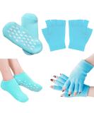 Gel Socks & Moisturizing Gloves for Women | Anti-Slip Cotton Hand-Spa - EU Size 35-43.5 - Buy Online on GoSupps.com
