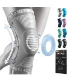 NEENCA Knee Brace Support - Medical Grade Compression Sleeve with Patella Gel Pad & Stabilizers for Meniscus Tear, Arthritis, ACL Injury Recovery - Size S Gray - Buy Online on GoSupps.com