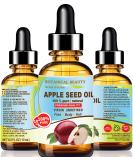 Botanical Beauty 100% Pure Apple Seed Oil - Virgin Unrefined Cold-Pressed Moisturizer for Face Body Hair and Nails | 0.5 Fl. oz - Buy Online on GoSupps.com