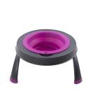 Dexas Popware for Pets Small Elevated Pet Feeder - 1.5 Cup Capacity - Fuchsia - Buy Online on GoSupps.com