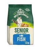 James Wellbeloved Senior Fish 1.5 kg Bag Hypoallergenic Dry Cat Food Fish 1.5 kg (Pack of 1) - Buy Online on GoSupps.com