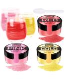 Edible Glitter - 3 Colours 100% Edible Glitter for Cakes Gold Pink Red Edible Glitter for Drinks Cake Decorations Chocolates Muffins Cocktail Cream etc (4g Each) - Buy Online on GoSupps.com
