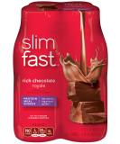 SlimFast Rich Chocolate Royale Ready To Drink Shakes - 4 Count Pack - Buy Online on GoSupps.com