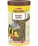 Sera Vipachips Nature 1000 ml - Premium Fish Feed with Insect Flour | Fast-Falling Chips for Soil-Eating Fish | Natural & Resource-Saving Nutrition | No Colors or Preservatives - Buy Online on GoSupps.com