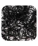 TYGA Store Pack of 1000 Mini Rubber Bands Soft Elastic Bands for Kids Hair Braids Ponytail Hair Pet Hairband Wedding Hairstyle and More (Black (Extra Thick)) - Buy Online on GoSupps.com