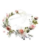 Floral Halo Boho Headband | Pink Flower Crown Headpiece by Vivivalue - Buy Online on GoSupps.com