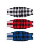 Cuteebone Male Washable Dog Diapers - 3 Reusable Belly Bands with Velcro | Classic Plaid | High-Suction Dog Wraps | Best for Medium Dogs (M 35.5-43cm) - Buy Online on GoSupps.com
