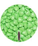 One-in Light Green Chocolate Heart 500g - 245pcs Wedding & Baptism Candy | International Shipping Available - Buy Online on GoSupps.com