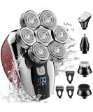 Homsor 7D Waterproof Head Shaver for Bald Men | Electric Shaver with Trimmer | Men's Grooming Kit - Buy Online on GoSupps.com