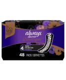 Always Discreet Boutique Incontinence Pads Size 4 - Moderate Absorption 48 Count | Shop Internationally - Buy Online on GoSupps.com
