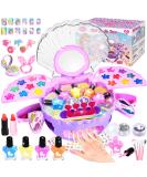 Kids Nail Polish Set for Girls | Nail Art Salon Kit with Dryer | Perfect Spa Gifts for Ages 6-12 - Birthday & Christmas - Buy Online on GoSupps.com