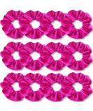 Ivarys Hot Pink Hair Ties - Premium Soft Elastic Ligaments for Women & Girls | 12-Pack Monochrome Hair Accessories - Buy Online on GoSupps.com