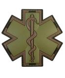 Olive Drab Multicam EMS EMT Medic Paramedic Morale PVC Hook Patch - Buy Online on GoSupps.com