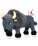 IOKHEIRA Dog Toys for Large Dogs - Plush Squeaky Fetch & Pull Game - Durable Squeak Toy for Blue Cattle Breeds - International Shipping Available - Buy Online on GoSupps.com