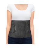 ORTONYX Breathable Abdominal Binder - S/M (22-33) Black - Hernia Support Belt for Men and Women - Buy Online on GoSupps.com