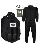 Pod Padded Paintball & Airsoft Chest Protector Combo with Neck Protector, Jumpsuit, and Barrel Pouch - Buy Online on GoSupps.com