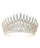 Rose Gold Tall Wedding Tiara with 5A Cubic Zirconia - Bridal Headband for Bride Party - Crystal Princess Crown for Women - Buy Online on GoSupps.com