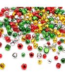Jingle Bells, 200 Pieces Colorful Jingle Bells for Crafts, 4 Colors Mixed Small Christmas Jingle Bells, Metal Craft Bells for Wreath Holiday Home and Christmas Decoration (0.3/0.4/0.47 inch) - Buy Online on GoSupps.com